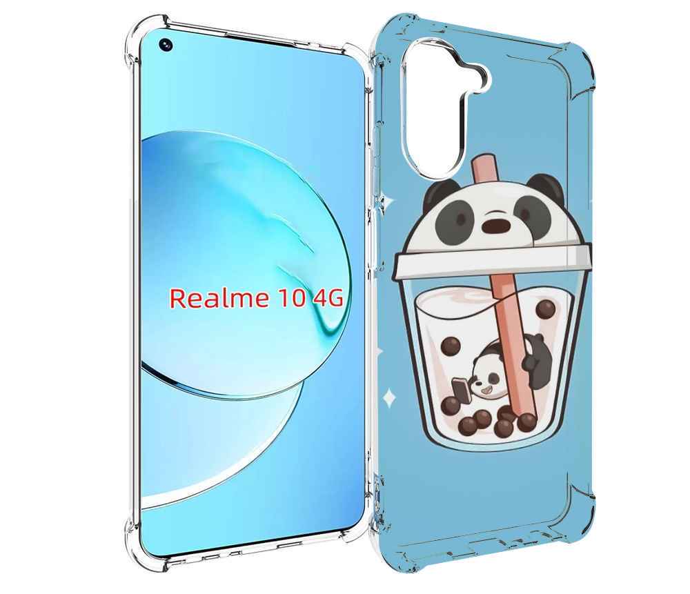 

Чехол MyPads Bubble tea для Realme 10, Прозрачный, Tocco
