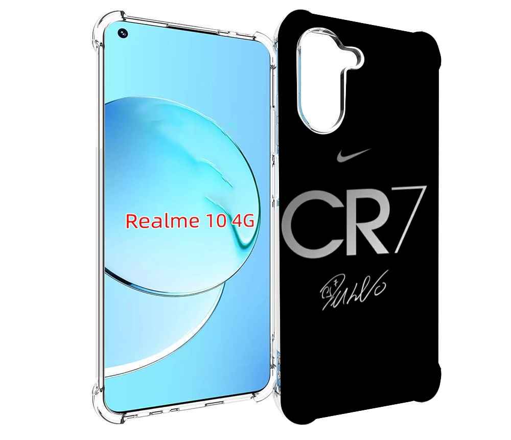 

Чехол MyPads CR7 для Realme 10, Прозрачный, Tocco