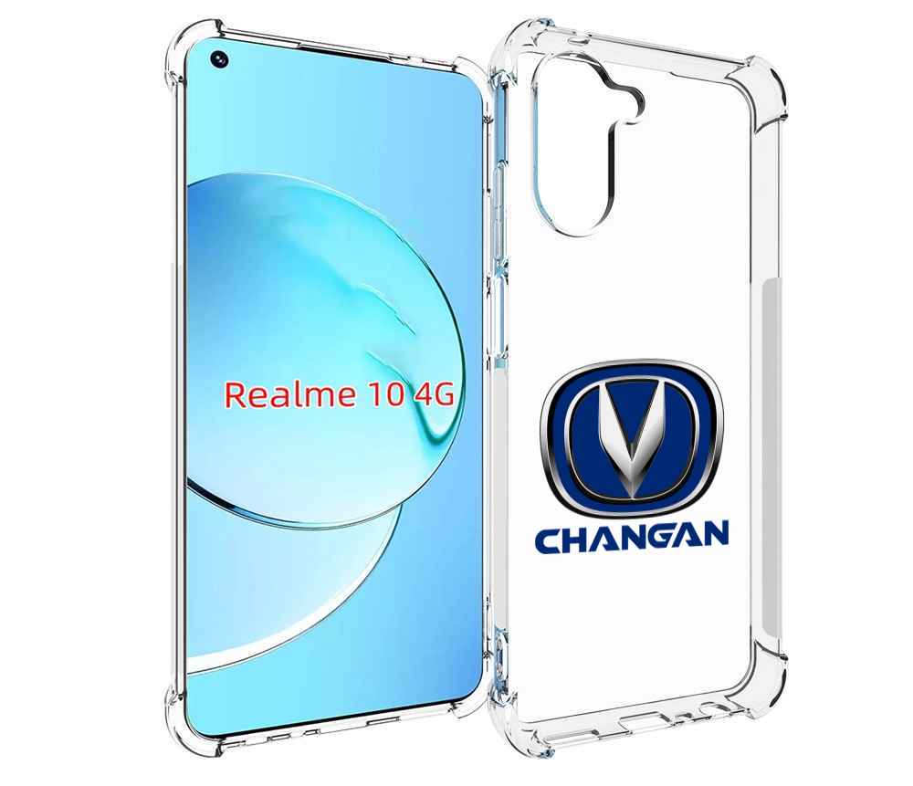 

Чехол Mypads Changan Мужской Для Realme 10, Прозрачный, Tocco