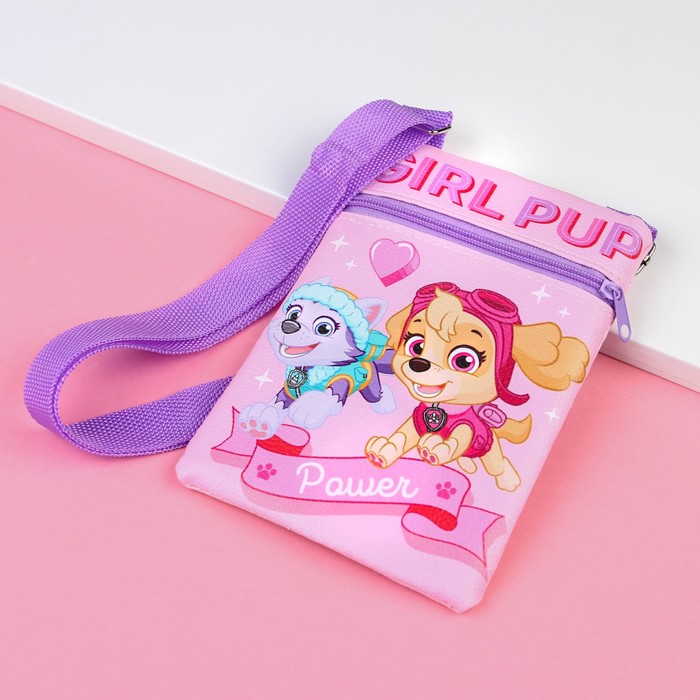 

Paw Patrol Сумочка детская "Girl Pup", Щенячий патруль, 11х16 см, Розовый