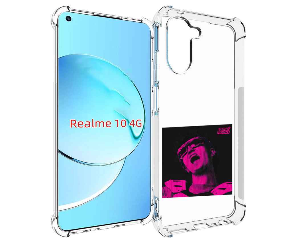 

Чехол MyPads Digital Fantazy GONE для Realme 10, Прозрачный, Tocco