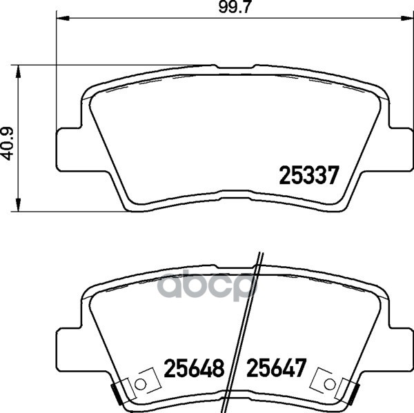 

Колодки тормозные задн HYUNDAI GRANDEUR, GRANDEUR, KIA OPTIMA, SSANGYONG TIVOLI, XLV 03-