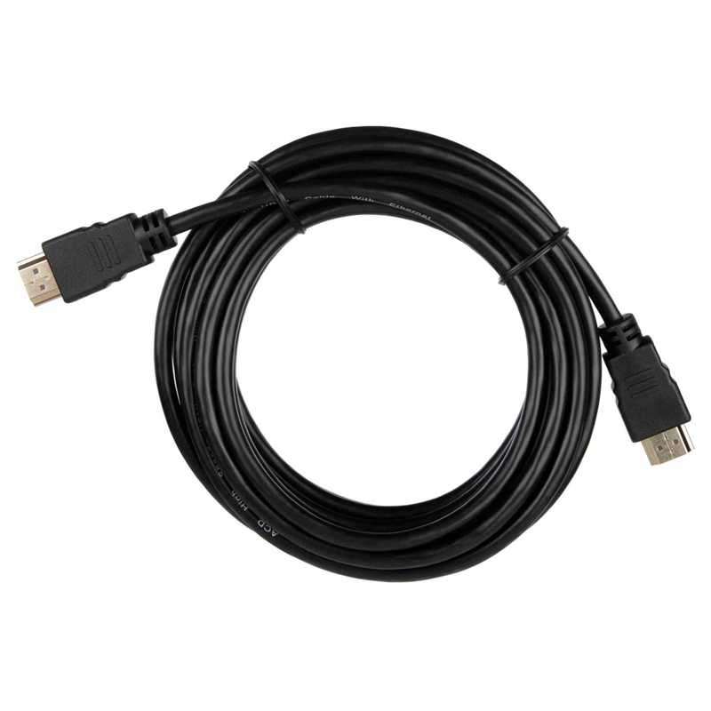 

Кабель NoBrand HDMI - HDMI вилка-вилка 5м (ACD-DHHM1-50B) черный