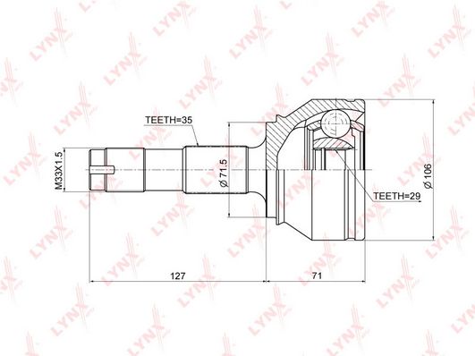 

CO-3667_ШРУС наружный к-кт! ABS Fiat Ducato RUSSIA 08>