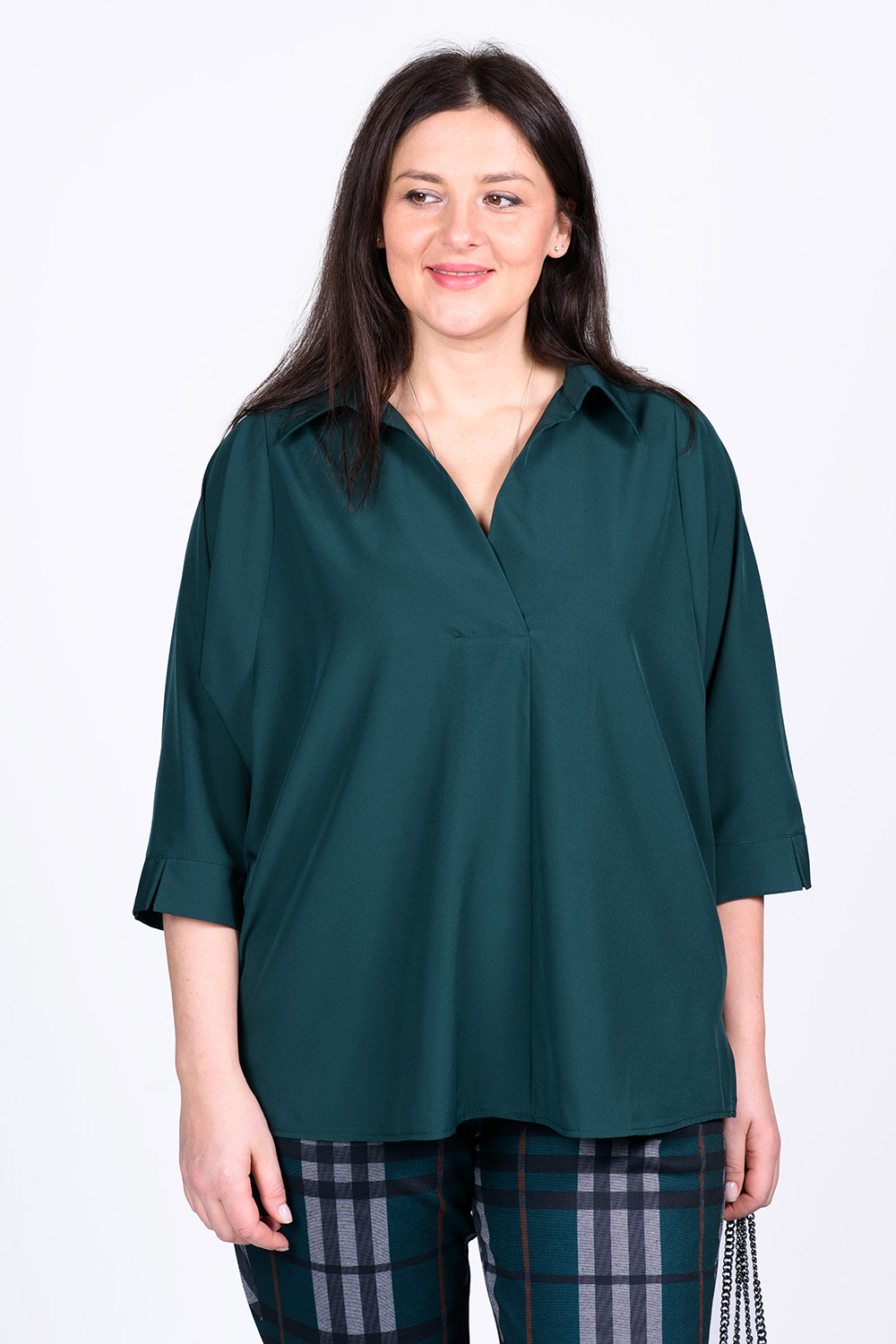 Блуза женская SVESTA C2799 зеленая 64 RU