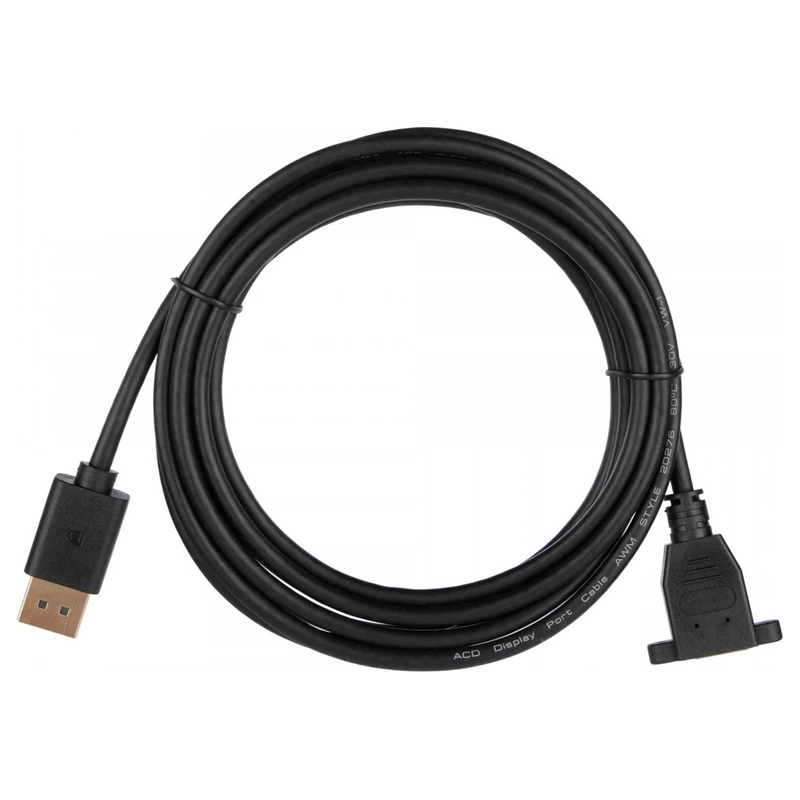 

Кабель NoBrand DisplayPort - DisplayPort вилка-розетка 3м (ACD-DDPF2-30B) черный