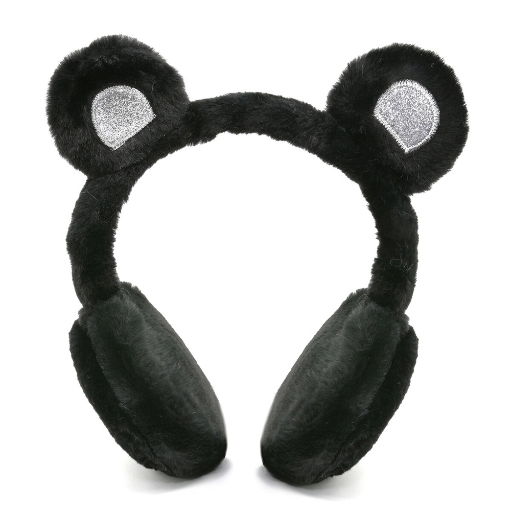 

Наушники меховые Sparkis Bear 2 черные, Черный, Bear 2