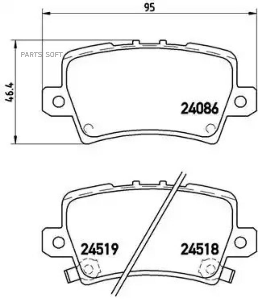 

Комплект Тормозных Колодок, Дисковый Тормоз