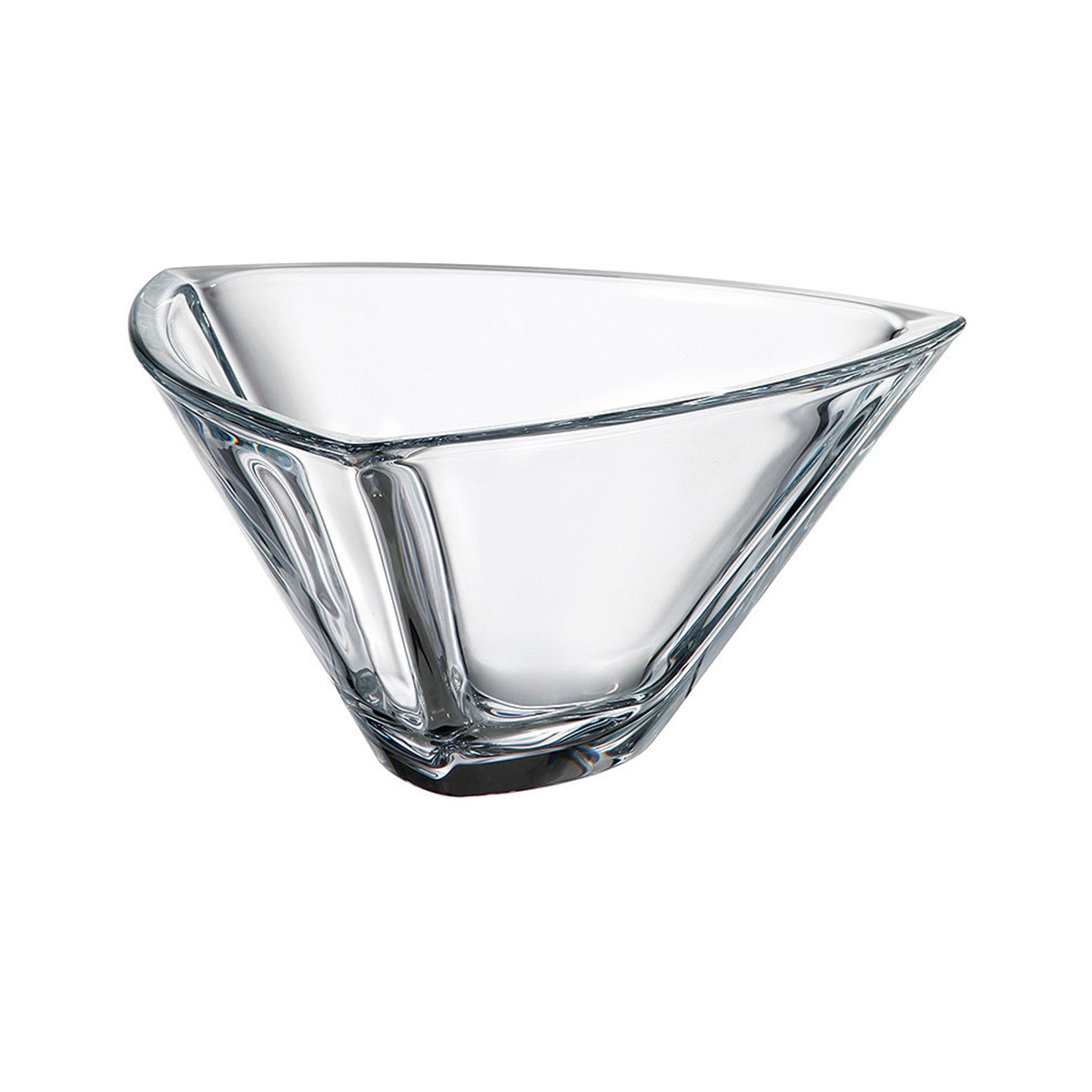 фото Салатник crystalite bohemia triangle 18см