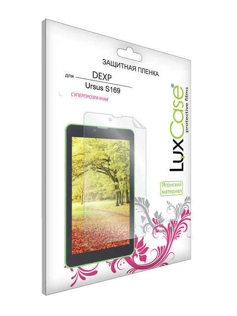 Защитная пленка LuxCase  для DEXP Ursus S169 / Суперпрозрачная / 55400