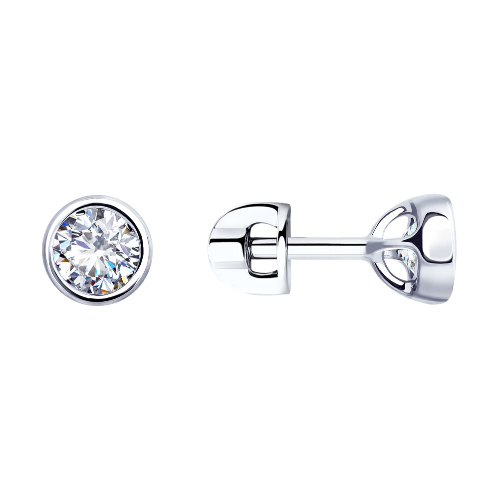 

Серьги из серебра с фианитом Diamant 94-122-01652-1, 94-122-01652-1