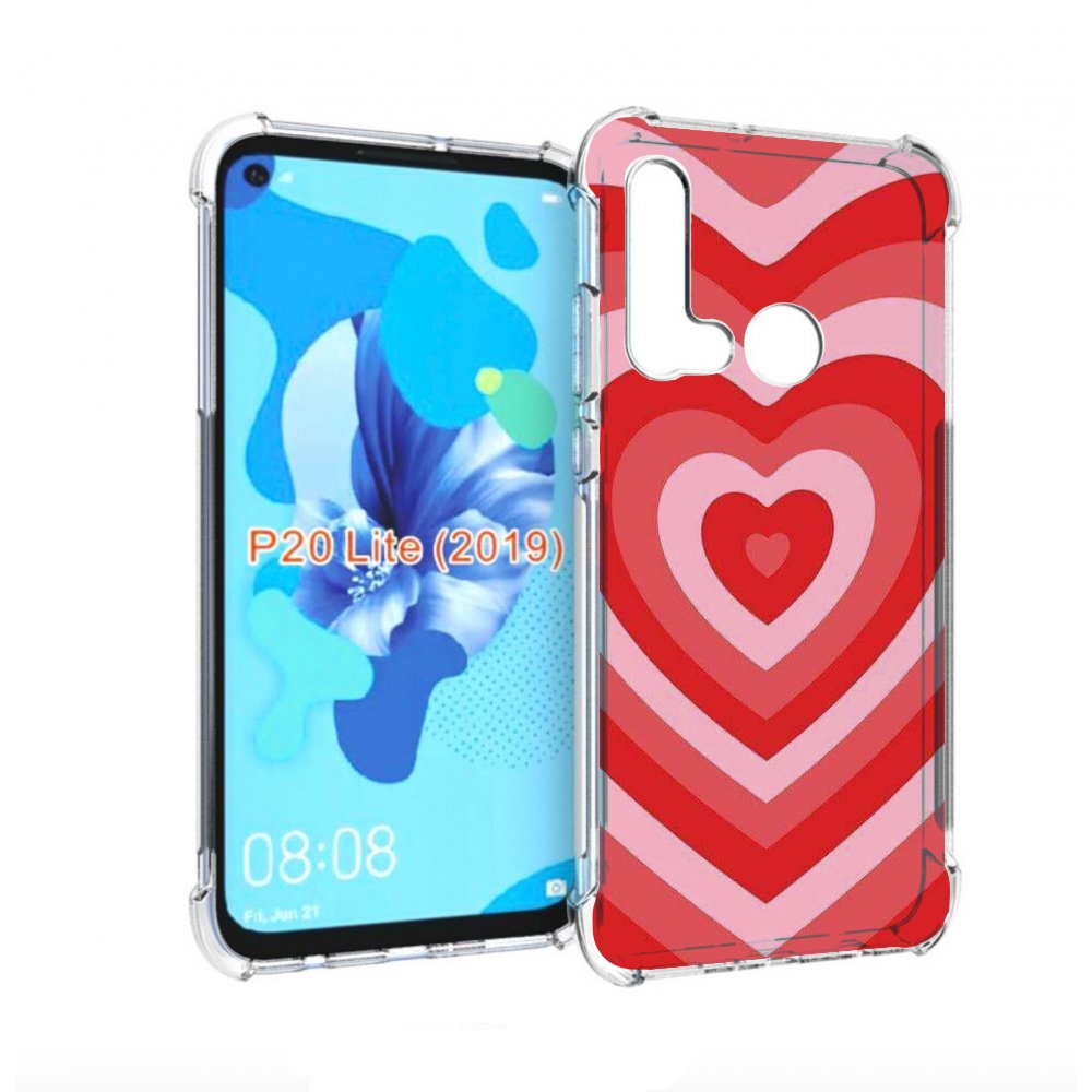 

Чехол бампер MyPads завораживающее сердце женский для Huawei P20, Прозрачный, Tocco