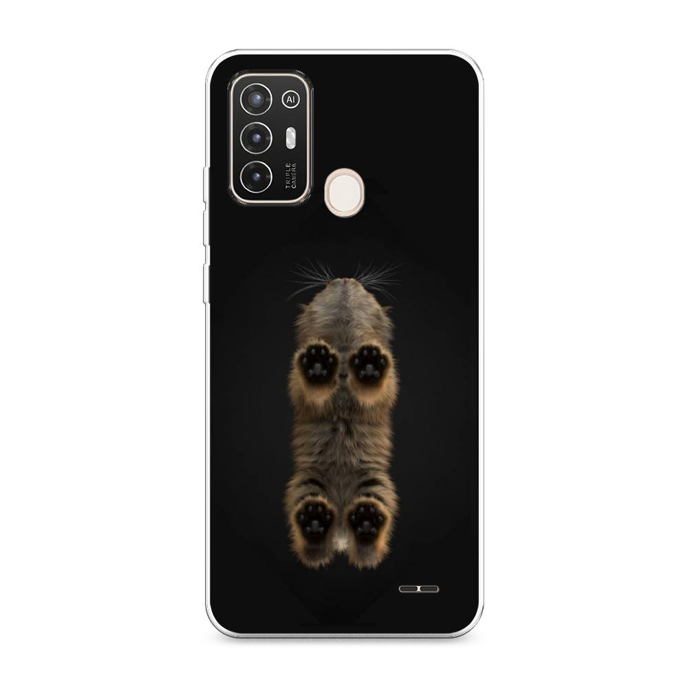 

Чехол Awog на ZTE Blade A52 / ЗТЕ Блэйд A52 "Кошачьи лапки", Разноцветный, 136250-1