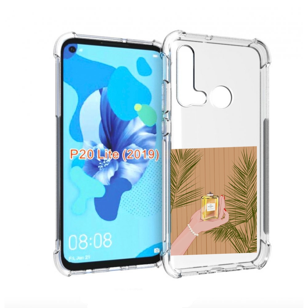 

Чехол бампер MyPads запах-шанель-номер-5 для Huawei P20 Lite (20, Прозрачный, Tocco