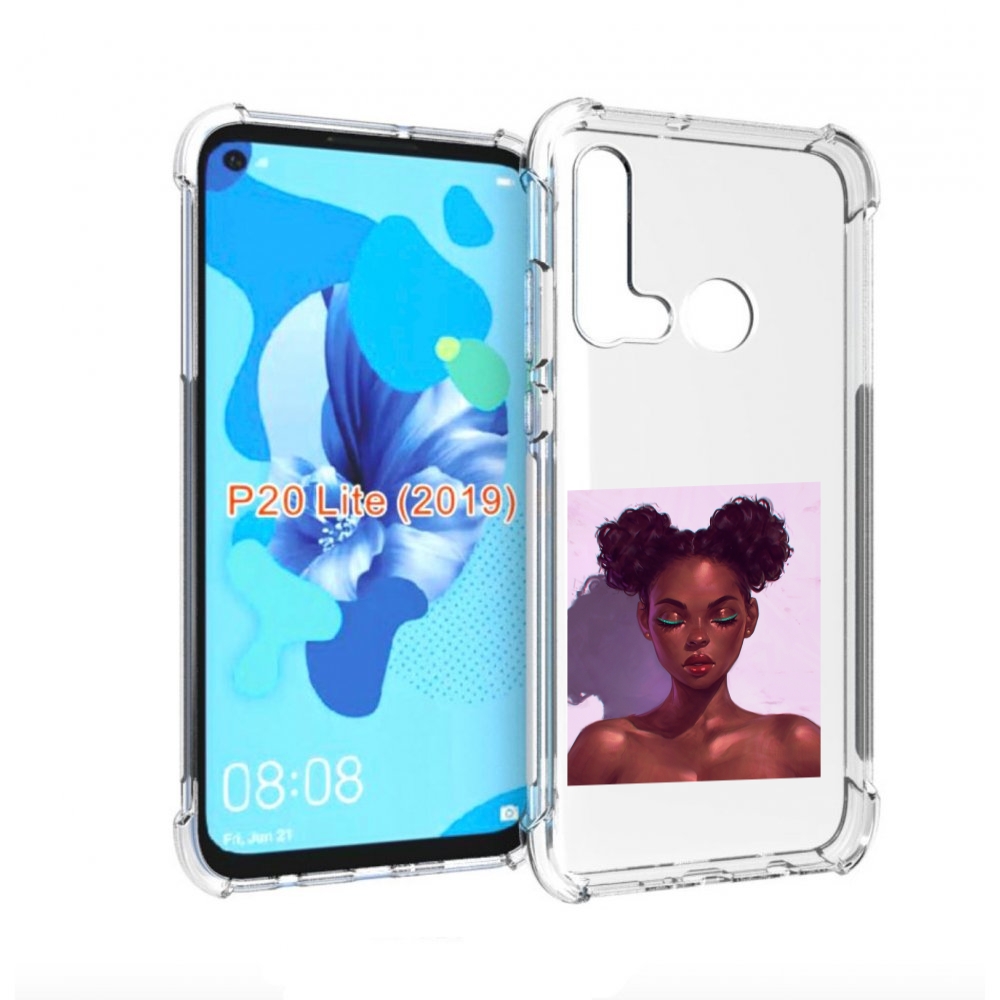 

Чехол бампер MyPads зеленые-стрелки женский для Huawei P20 Lite, Прозрачный, Tocco