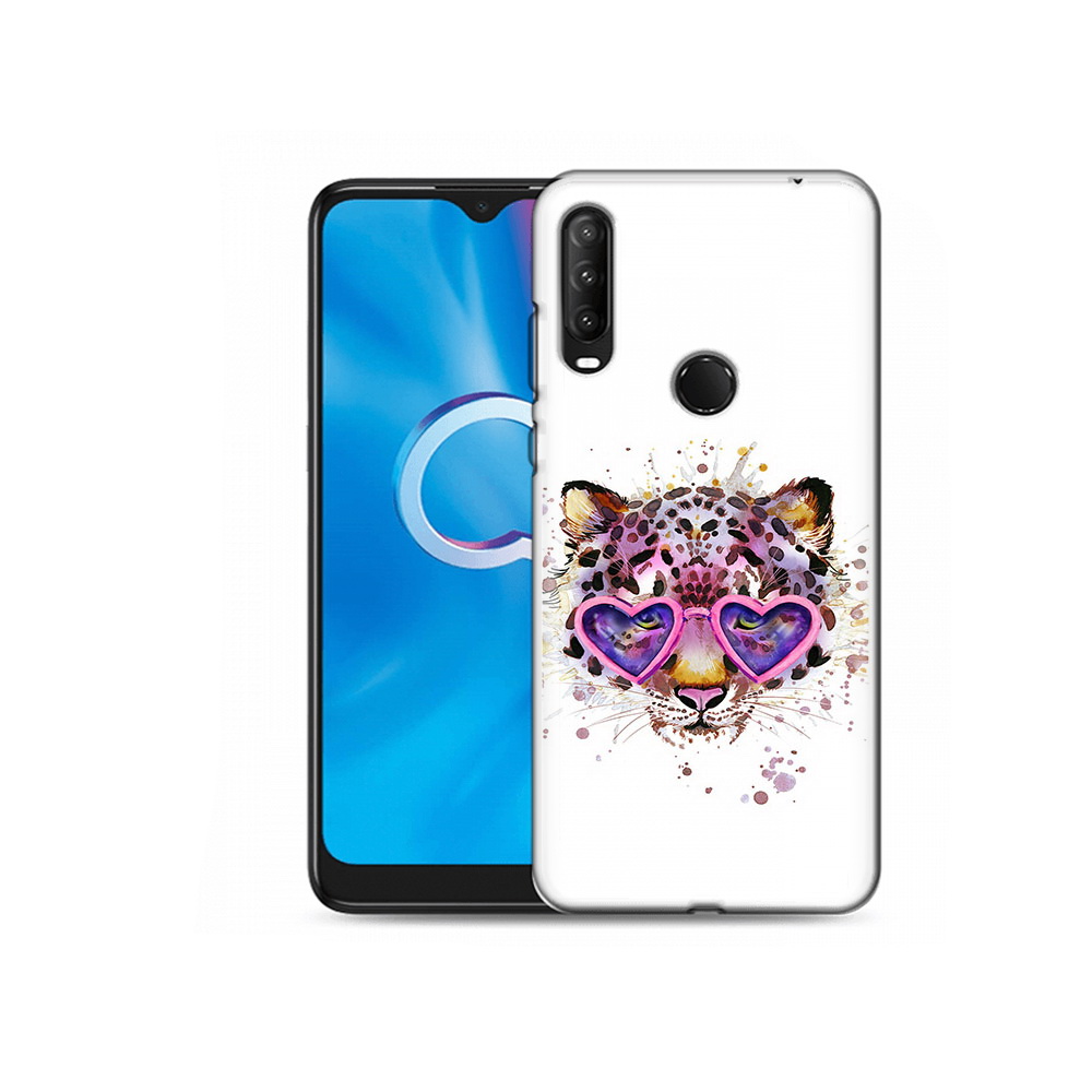 

Чехол MyPads Tocco для Alcatel 1SE (2020) 5030D модный леопард (PT152068.668.480), Прозрачный, Tocco