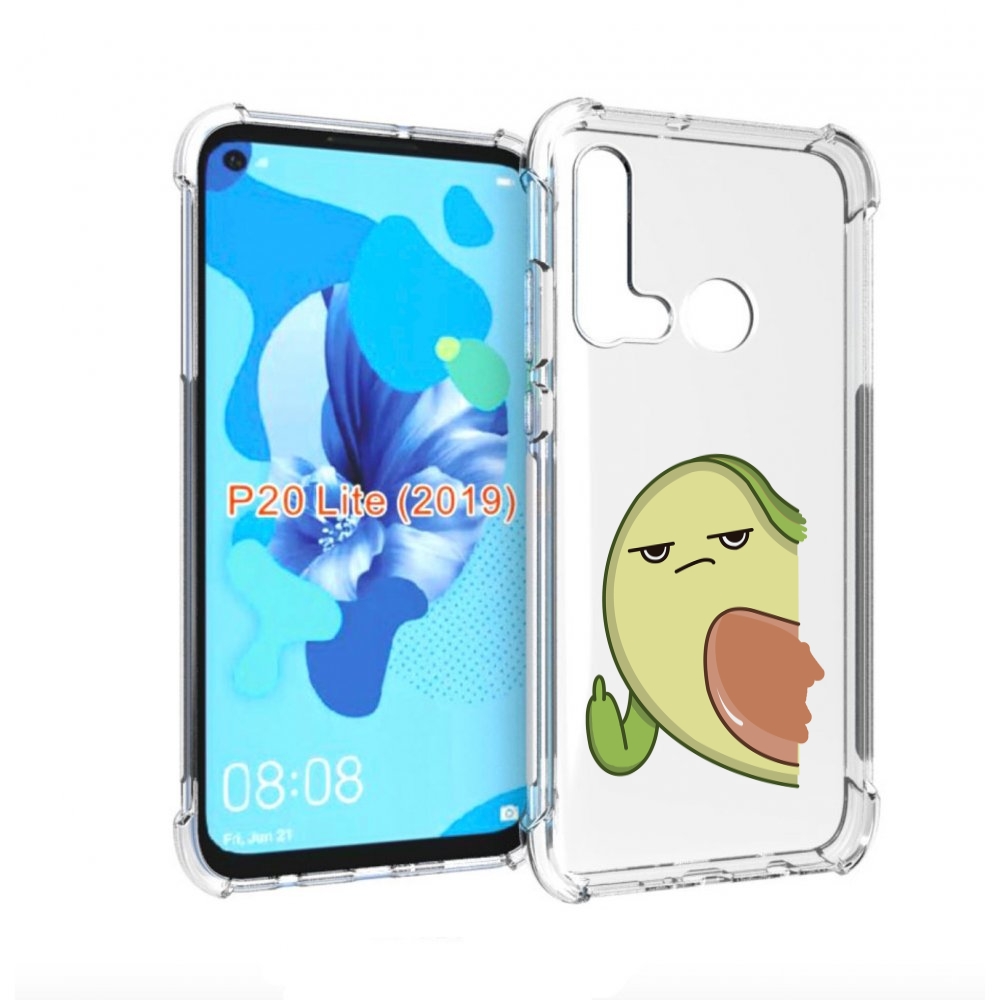 

Чехол бампер MyPads злой-авокадо для Huawei P20 Lite (2019), Прозрачный, Tocco