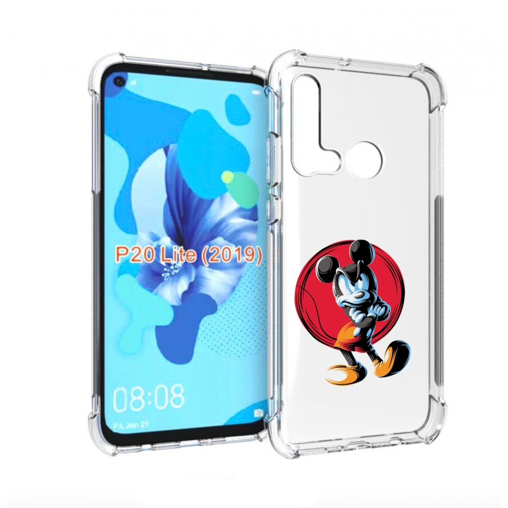 

Чехол бампер MyPads злой-микки для Huawei P20 Lite (2019), Прозрачный, Tocco