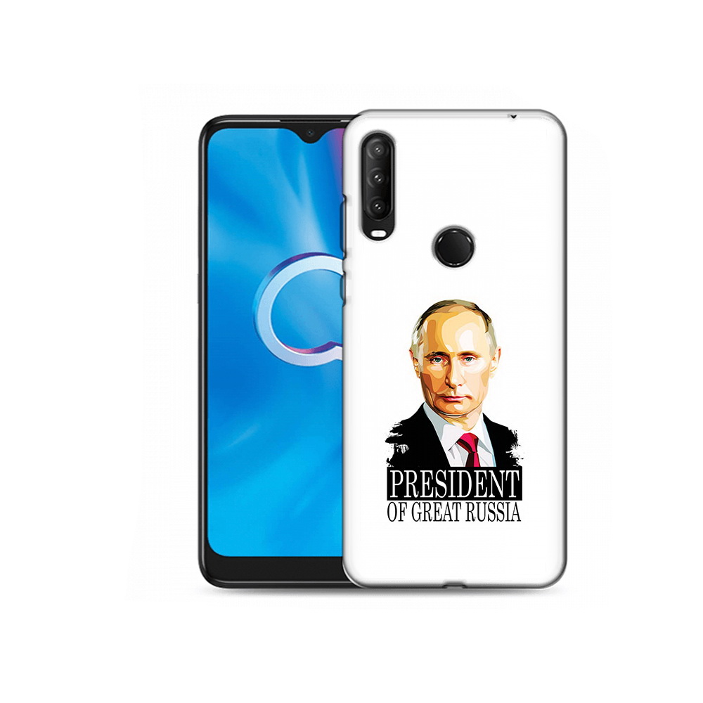 

Чехол MyPads Tocco для Alcatel 1SE (2020) 5030D Володька (PT152068.668.50), Прозрачный, Tocco