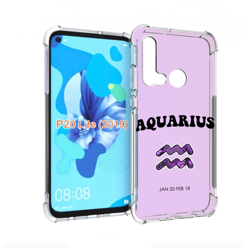 Чехол бампер MyPads знак зодиака водолеи? 4 для Huawei P20 Lite