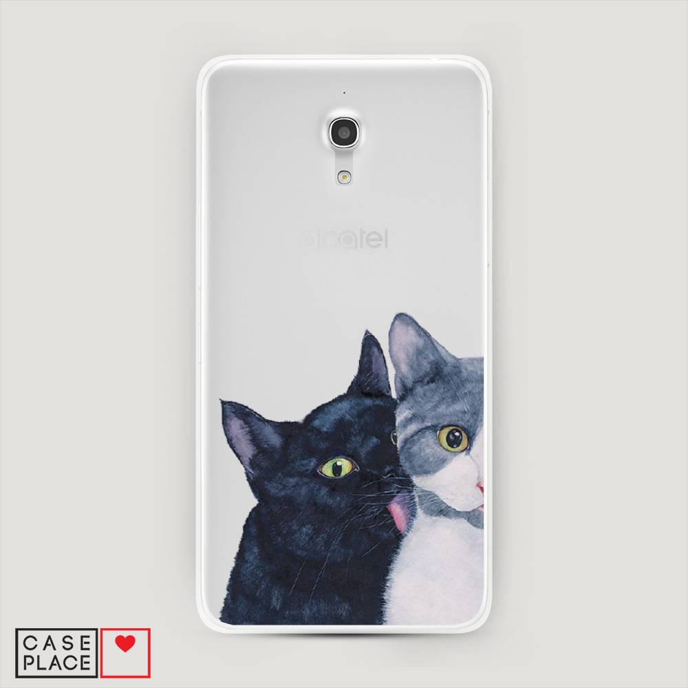 

Чехол Awog на Alcatel Pixi 4 (5) 5045D / Алкатель Pixi 4 (5) 5045D "Кошачья любовь", 170250-1
