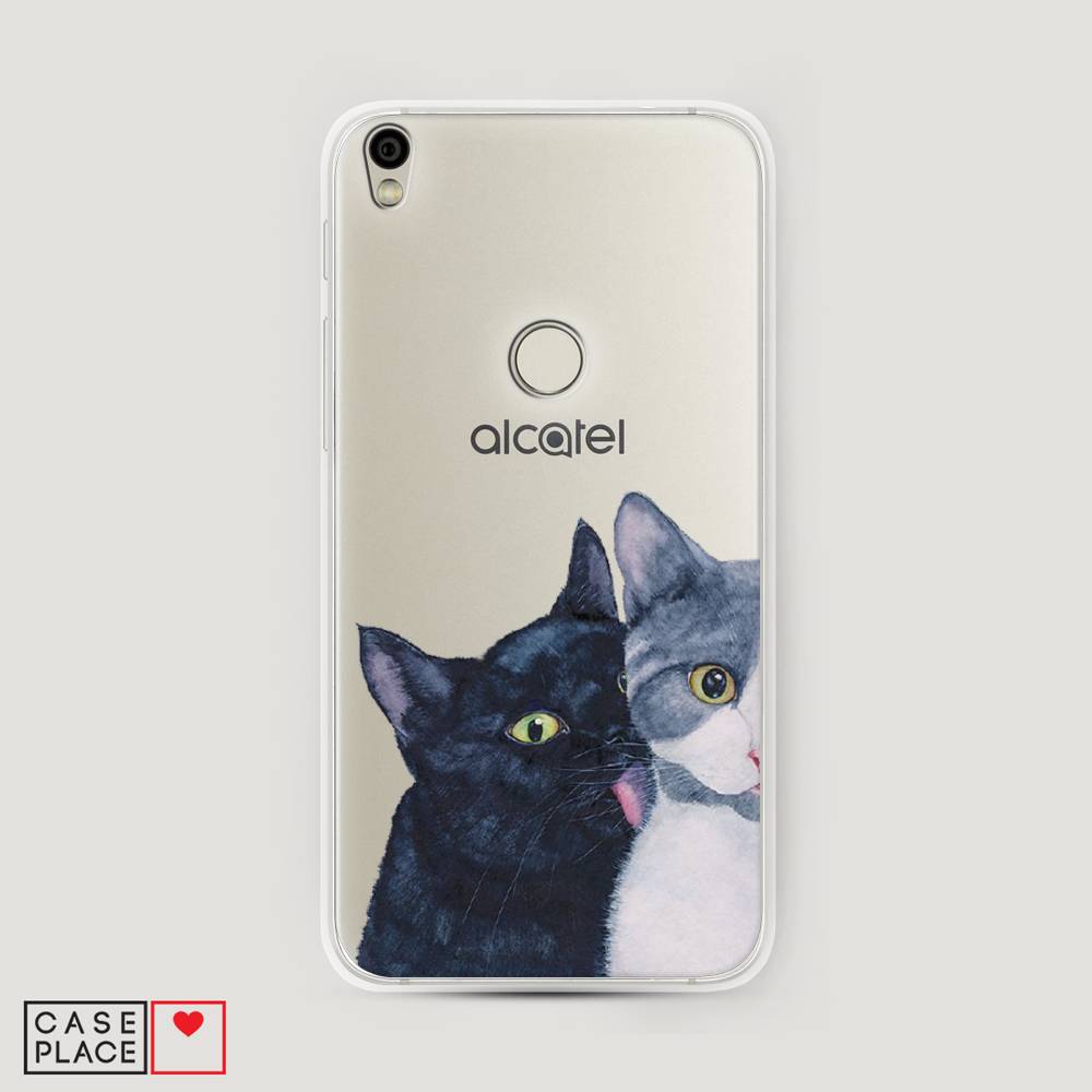 

Чехол Awog на Alcatel Shine Lite / Алкатель Shine Lite "Кошачья любовь", 170350-1