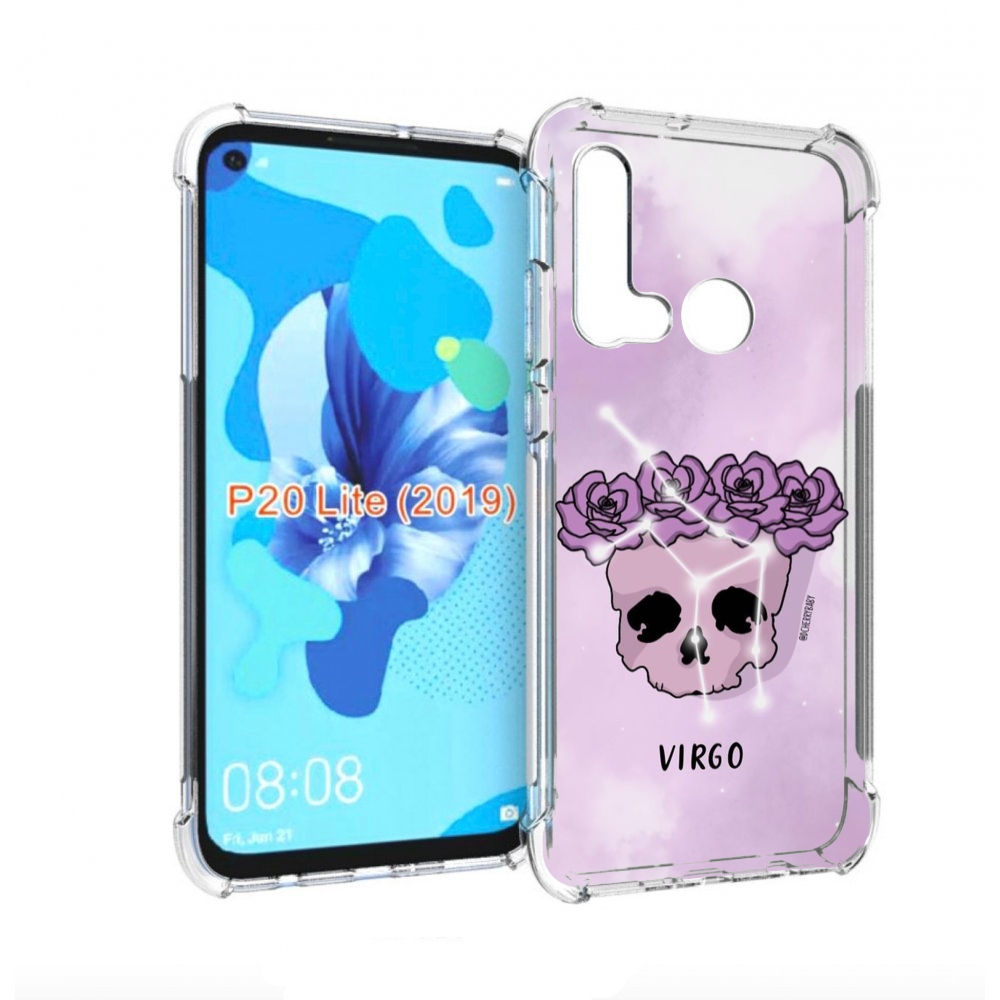 

Чехол бампер MyPads знак зодиака дева 2 для Huawei P20 Lite (201, Прозрачный, Tocco