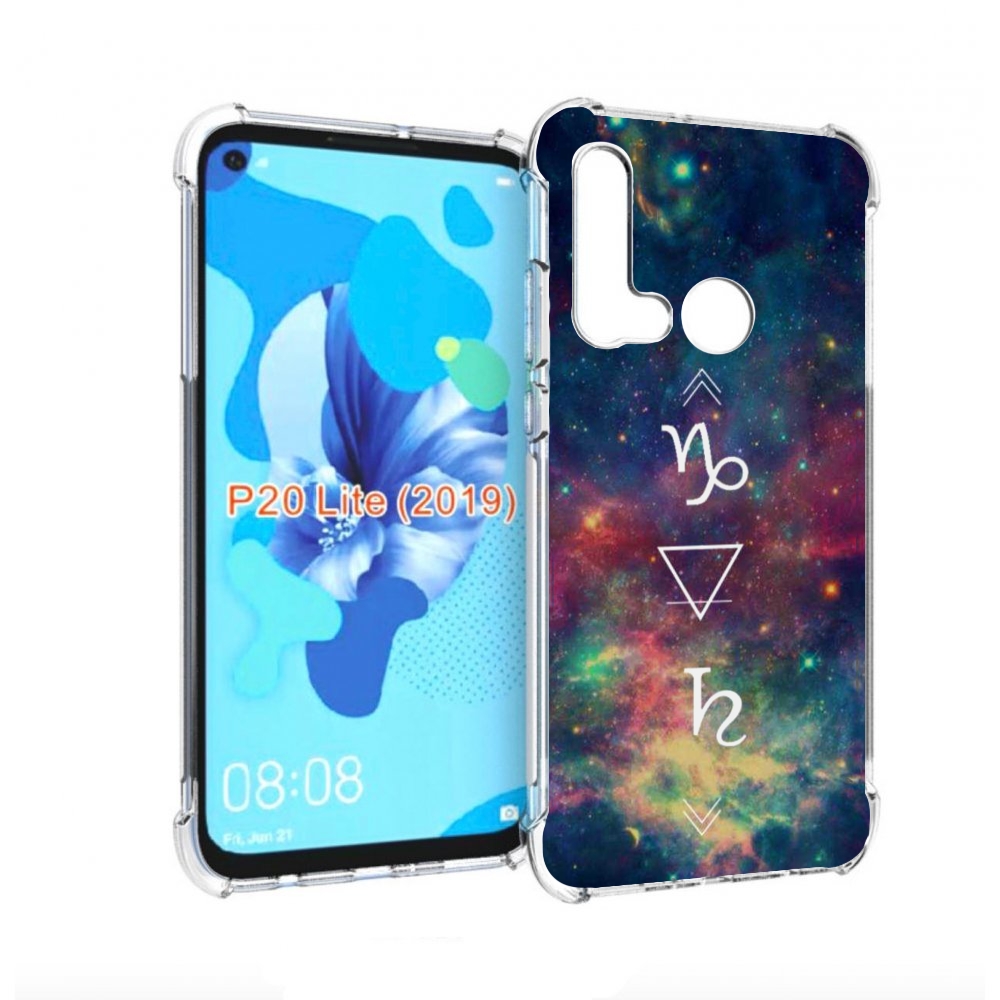 Чехол бампер MyPads знак зодиака козерог 5 для Huawei P20 Lite (