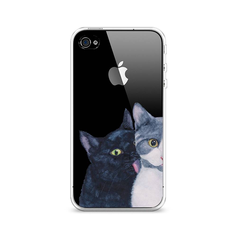 

Чехол Awog на Apple iPhone 4 / Айфон 4 "Кошачья любовь", Разноцветный, 10150-1