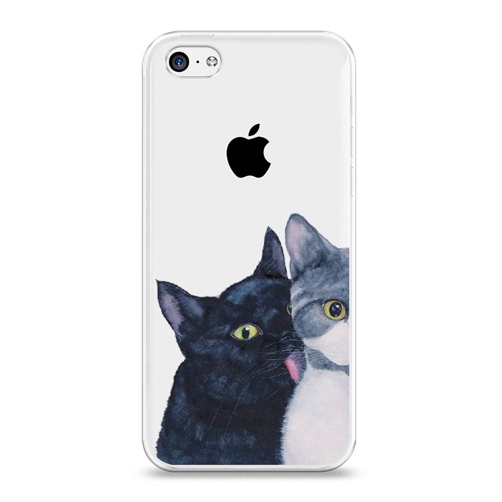 

Чехол Awog на Apple iPhone 5C / Айфон 5C "Кошачья любовь", Разноцветный, 10250-1