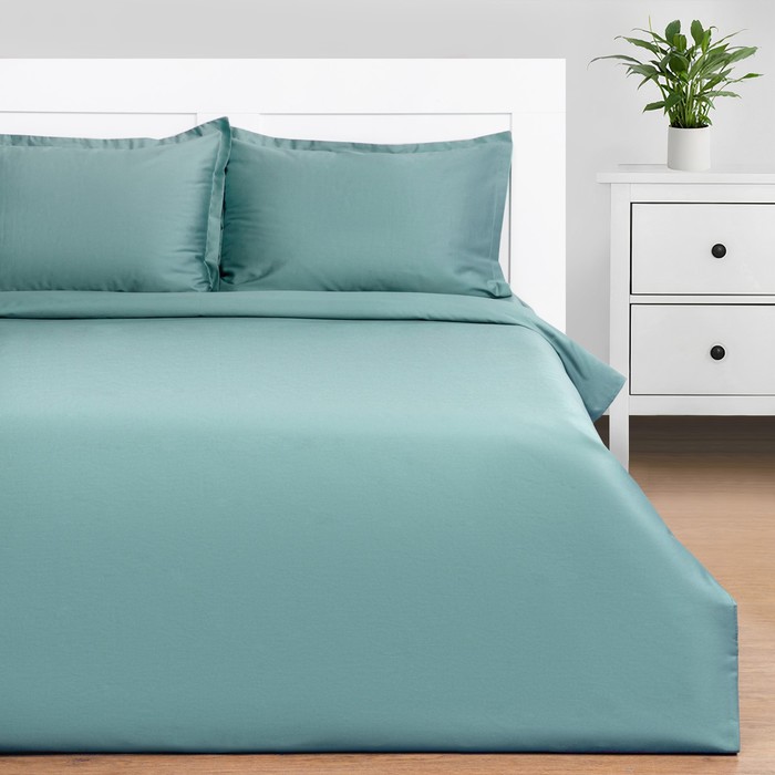 

Постельное бельё Этель Евро Green paradise 200х215, 215х240, 50х70+3-2 шт, мако-сатин, 114