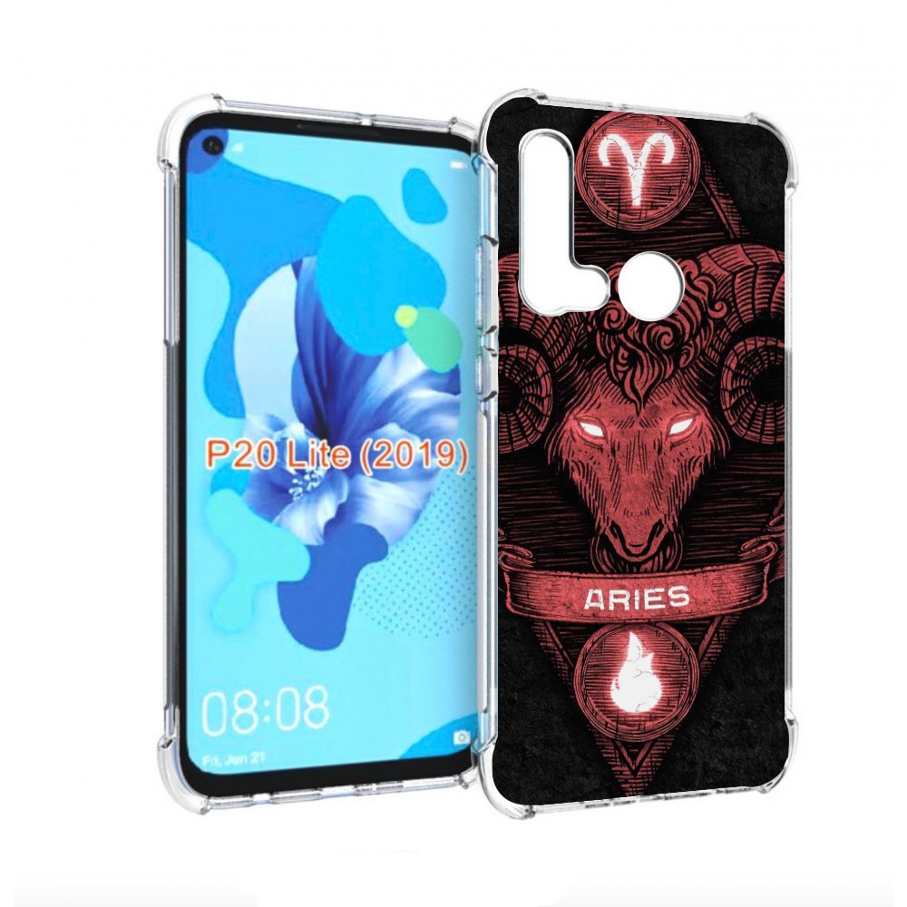 

Чехол бампер MyPads знак зодиака овен 6 для Huawei P20 Lite (201, Прозрачный, Tocco