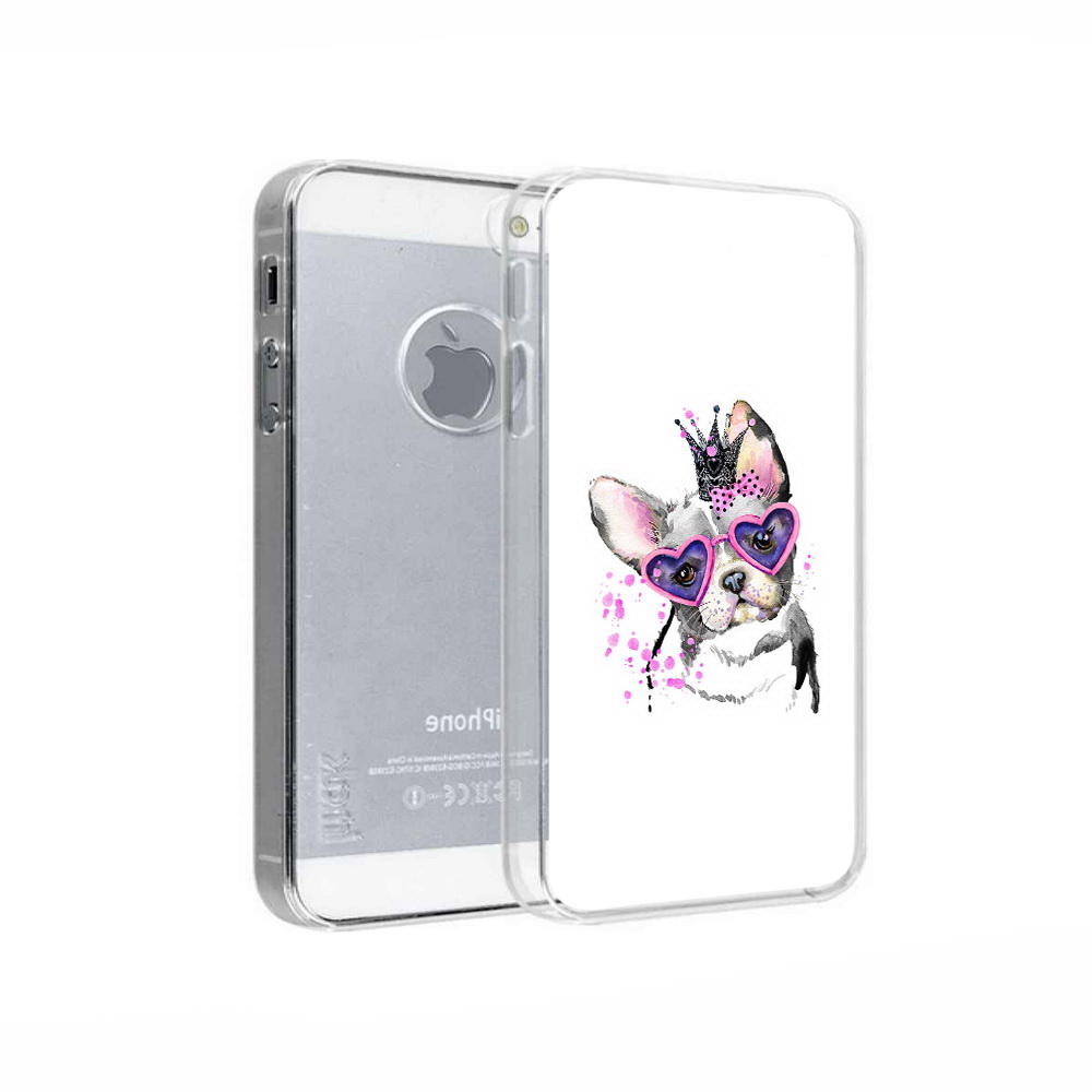 

Чехол MyPads Tocco для Apple iPhone 5 принцесса, Прозрачный, Tocco