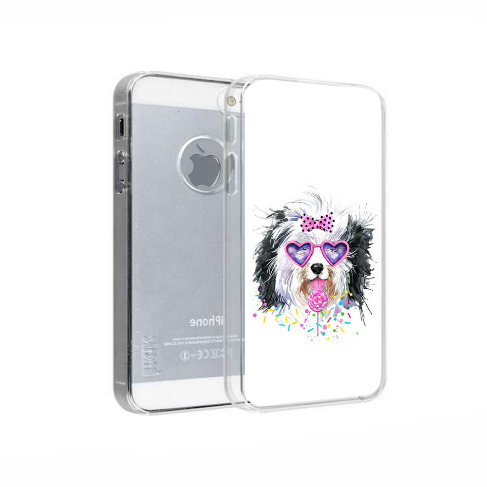 

Чехол MyPads Tocco для Apple iPhone 5 пушистик, Прозрачный, Tocco