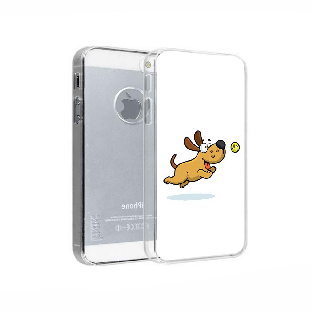 

Чехол MyPads Tocco для Apple iPhone 5 пёсик, Прозрачный, Tocco