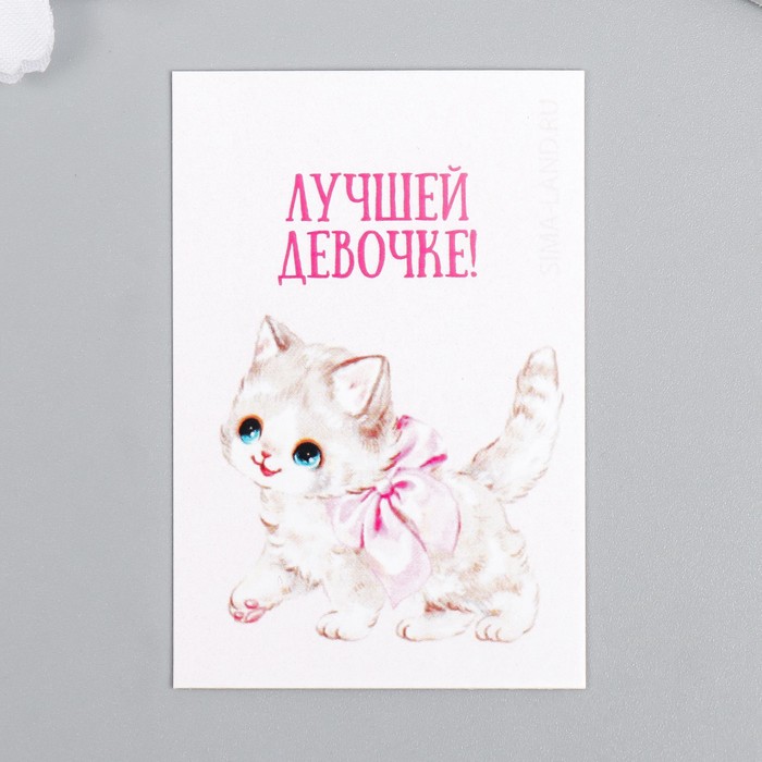 

Бирка Девочке 4х6 см (20 шт), Разноцветный