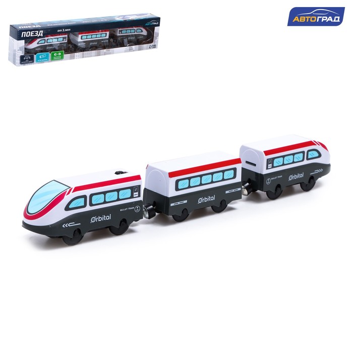 

Поезд «Пассажирский», для железной дороги, работает от батареек, подходит для деревянных ж