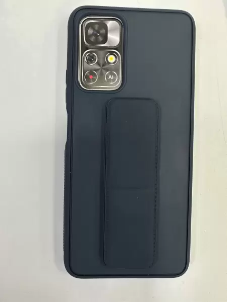 

Накладка силикон с подставкой для Xiaomi Redmi Note 11/11S/Poco M4 Pro Синий, Xiaomi Redmi Note 11S