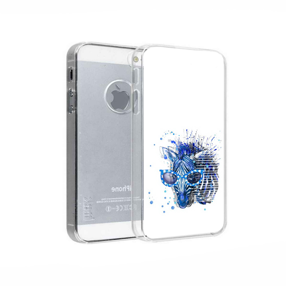 

Чехол MyPads Tocco для Apple iPhone 5 расплывчатая зебра, Прозрачный, Tocco