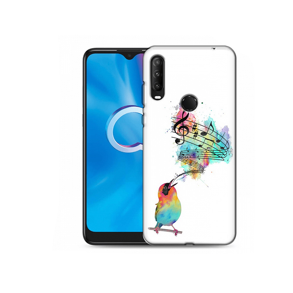 

Чехол MyPads Tocco для Alcatel 1SE (2020) 5030D певчая птичка (PT152068.668.536), Прозрачный, Tocco