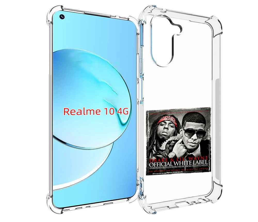 

Чехол MyPads Drake - Official White Label для Realme 10, Прозрачный, Tocco