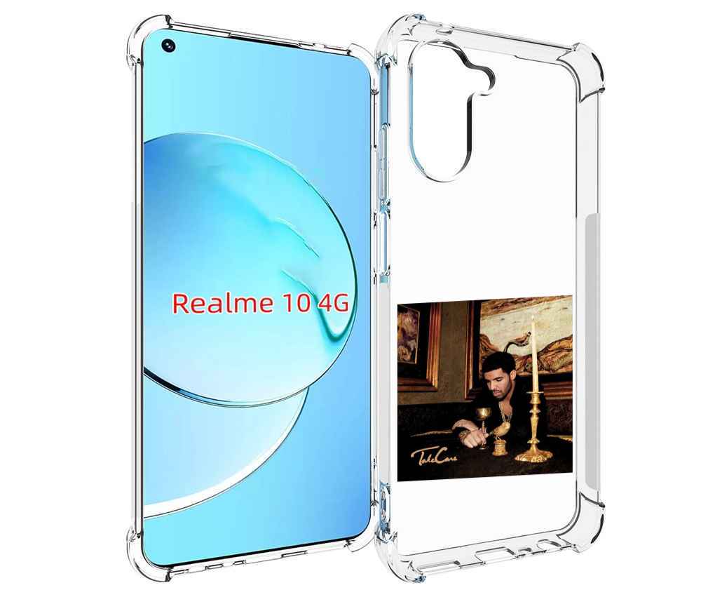 

Чехол MyPads Drake - Take Care для Realme 10, Прозрачный, Tocco