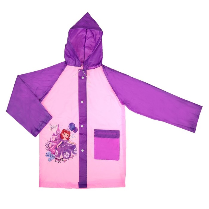 Дождевик детский Disney, фиолетовый, 104