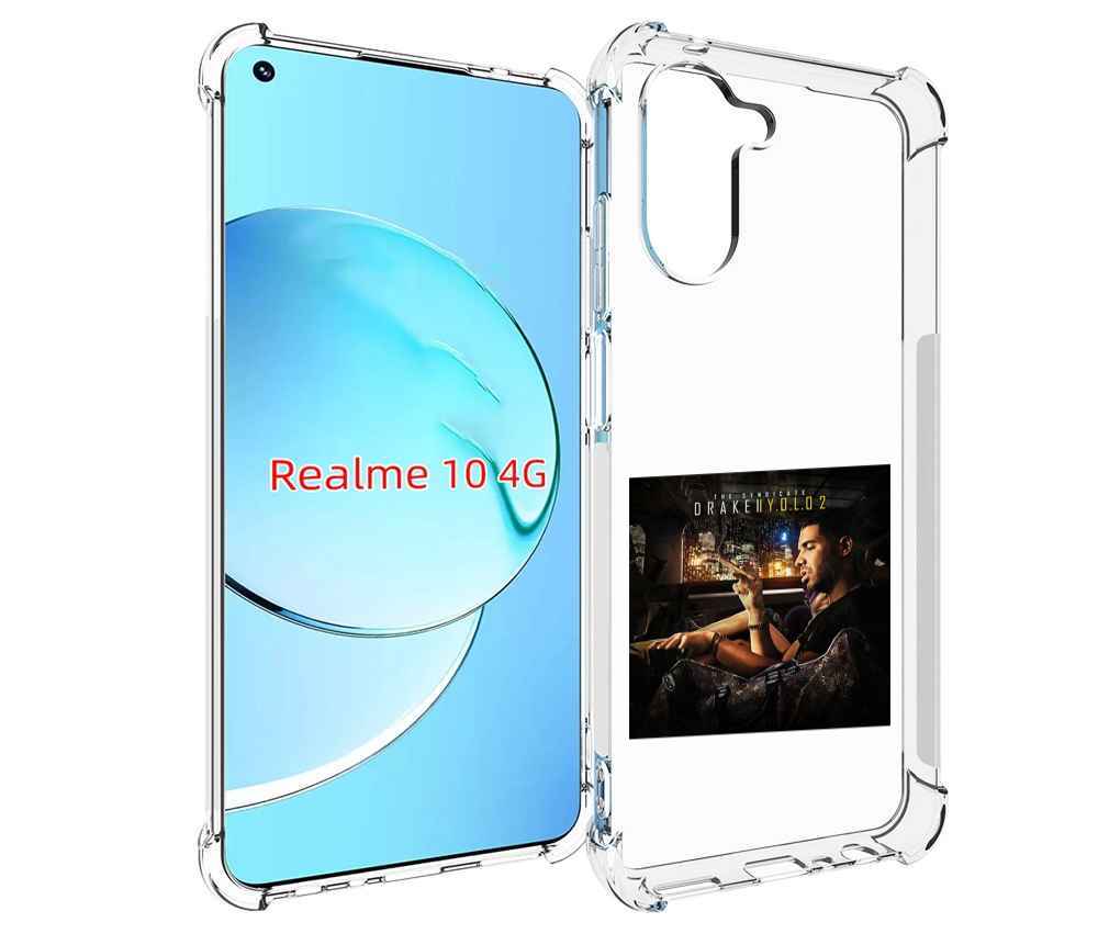 

Чехол MyPads Drake - You Only Live Once 2 для Realme 10, Прозрачный, Tocco