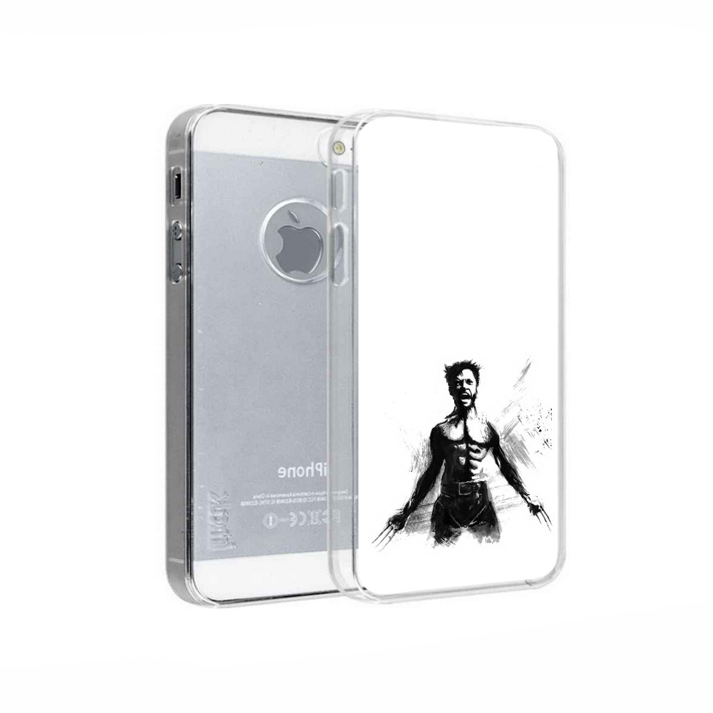 

Чехол MyPads Tocco для Apple iPhone 5 росомаха, Прозрачный, Tocco