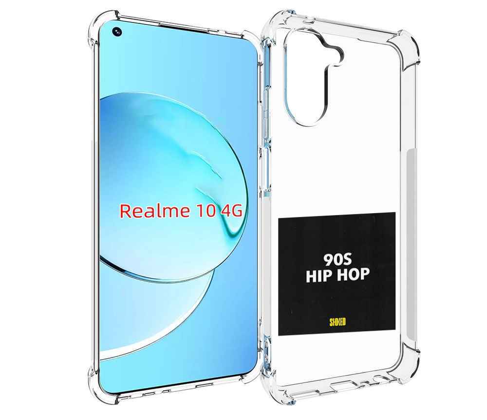 

Чехол MyPads Eazy-E 90S Hip Hop для Realme 10, Прозрачный, Tocco