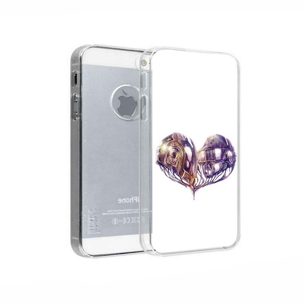 Чехол MyPads Tocco для Apple iPhone 5 сердце абстракция