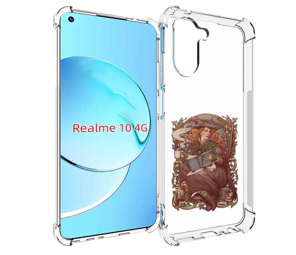 

Чехол MyPads Женские_126 для Realme 10, Прозрачный, Tocco