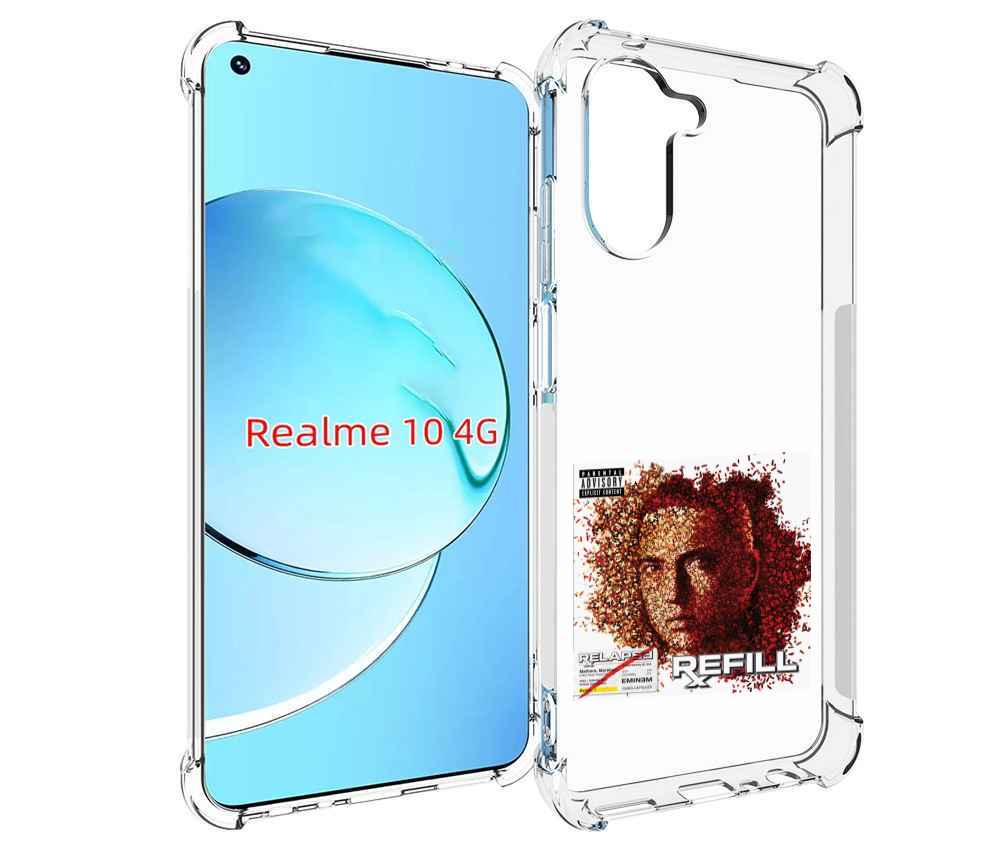 

Чехол MyPads Eminem RELAPSE, REFILL для Realme 10, Прозрачный, Tocco