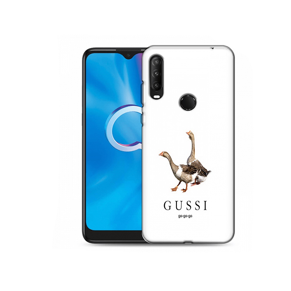 

Чехол MyPads Tocco для Alcatel 1SE (2020) 5030D Гусси бренд (PT152068.668.56), Прозрачный, Tocco